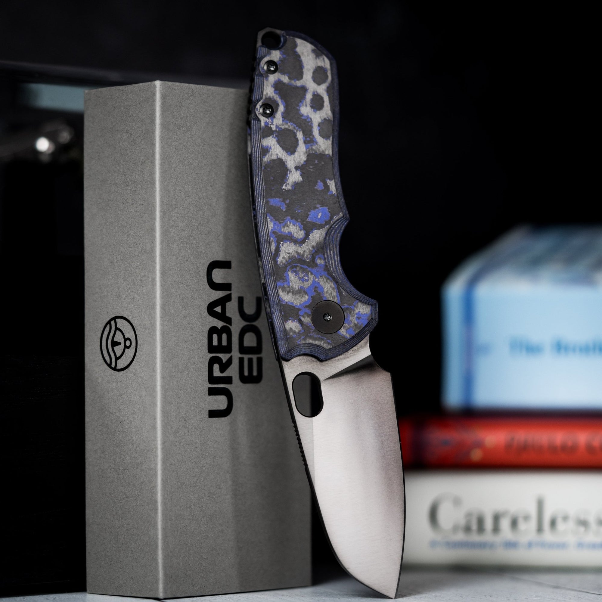 Drop Date (2026/01/07): URBAN F5.5 - Polished DLC Magnacut & Purple Flow Camo Carbon (Yamato Exclusive) - URBAN EDC®