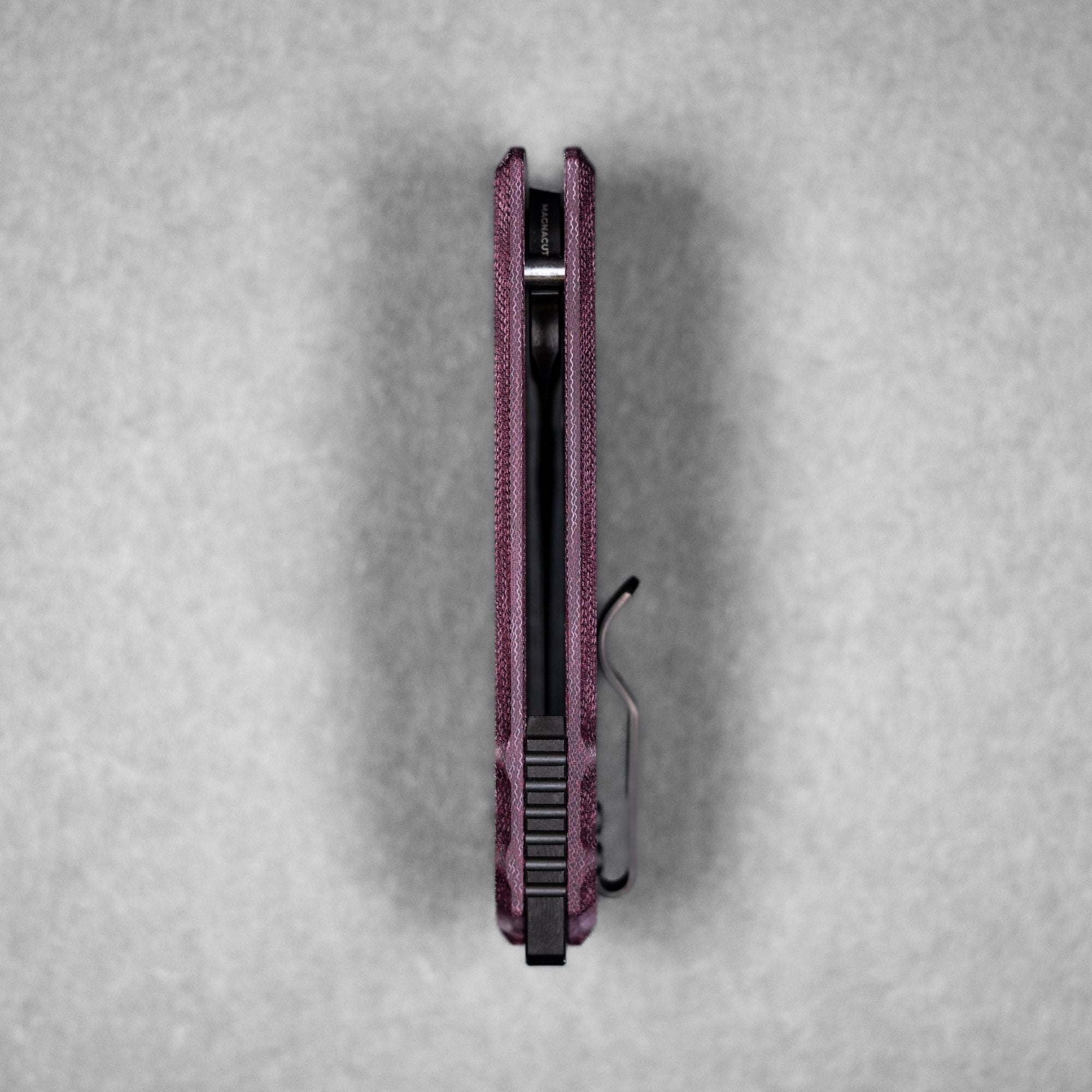 DROPPING FRI 12PM PT: URBAN F5.5 - Polished DLC Magnacut & Burgundy Micarta (Yamato Exclusive) - URBAN EDC®