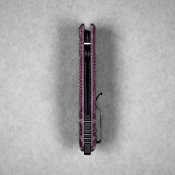 DROPPING FRI 12PM PT: URBAN F5.5 - Polished DLC Magnacut & Burgundy Micarta (Yamato Exclusive) - URBAN EDC®
