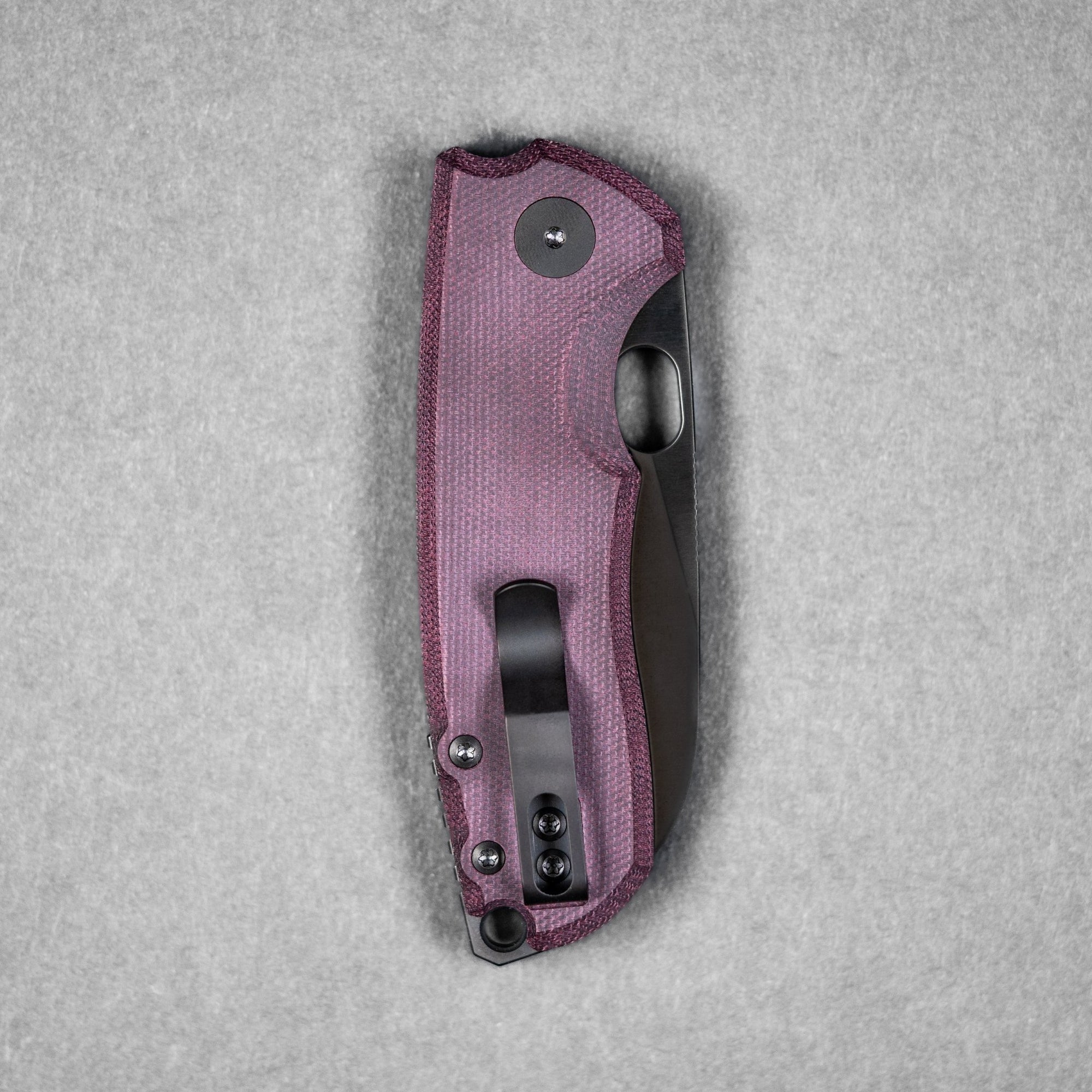 DROPPING FRI 12PM PT: URBAN F5.5 - Polished DLC Magnacut & Burgundy Micarta (Yamato Exclusive) - URBAN EDC®
