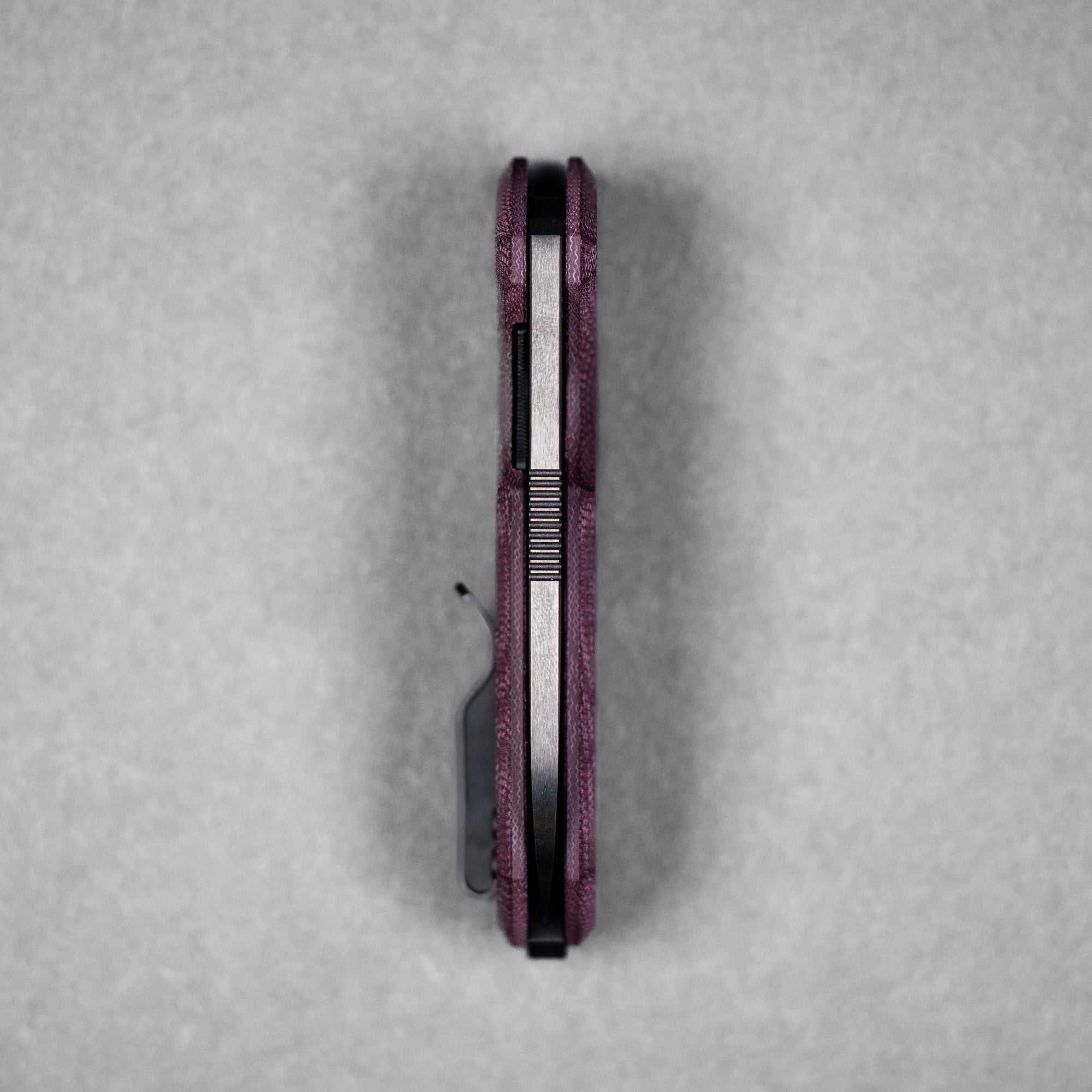 DROPPING FRI 12PM PT: URBAN F5.5 - Polished DLC Magnacut & Burgundy Micarta (Yamato Exclusive) - URBAN EDC®