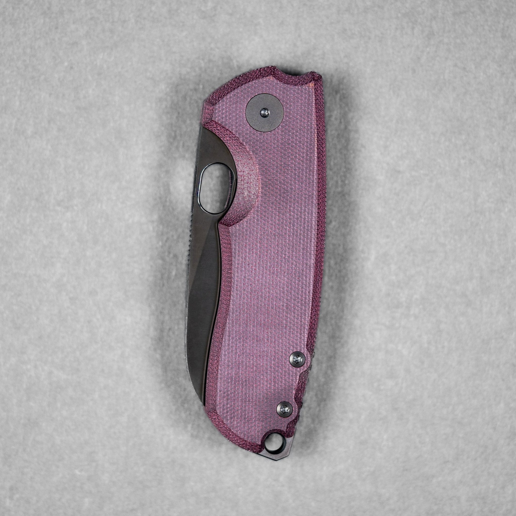 DROPPING FRI 12PM PT: URBAN F5.5 - Polished DLC Magnacut & Burgundy Micarta (Yamato Exclusive) - URBAN EDC®