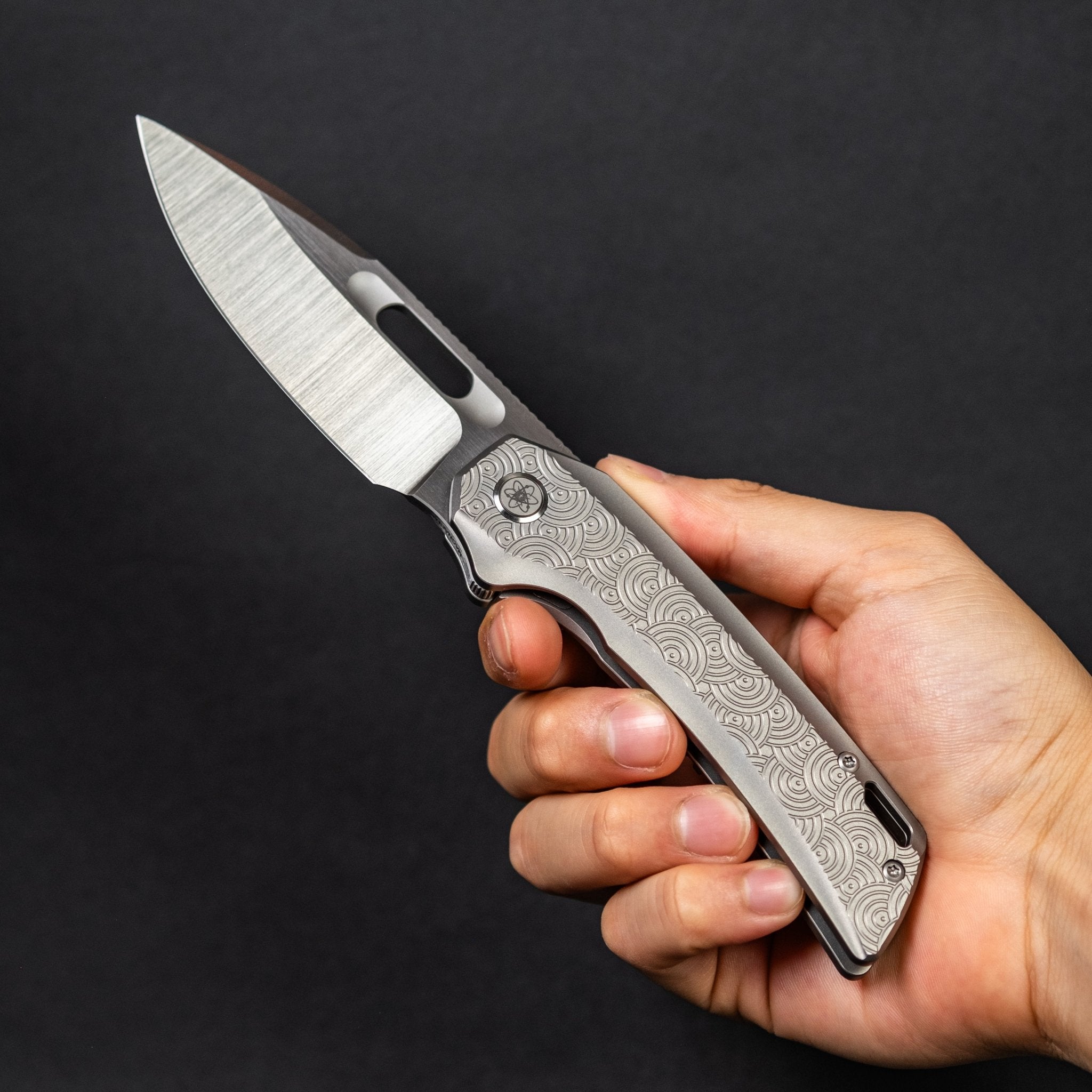 EMP EDC x URBAN Nymble X - Chaos Seigaiha™ Titanium – URBAN EDC®