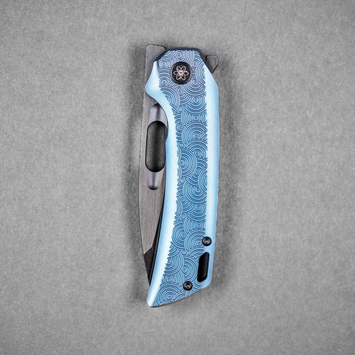 EMP EDC x URBAN Nymble XT - Belt Satin DLC Magnacut & Blue Anodized Ti ...
