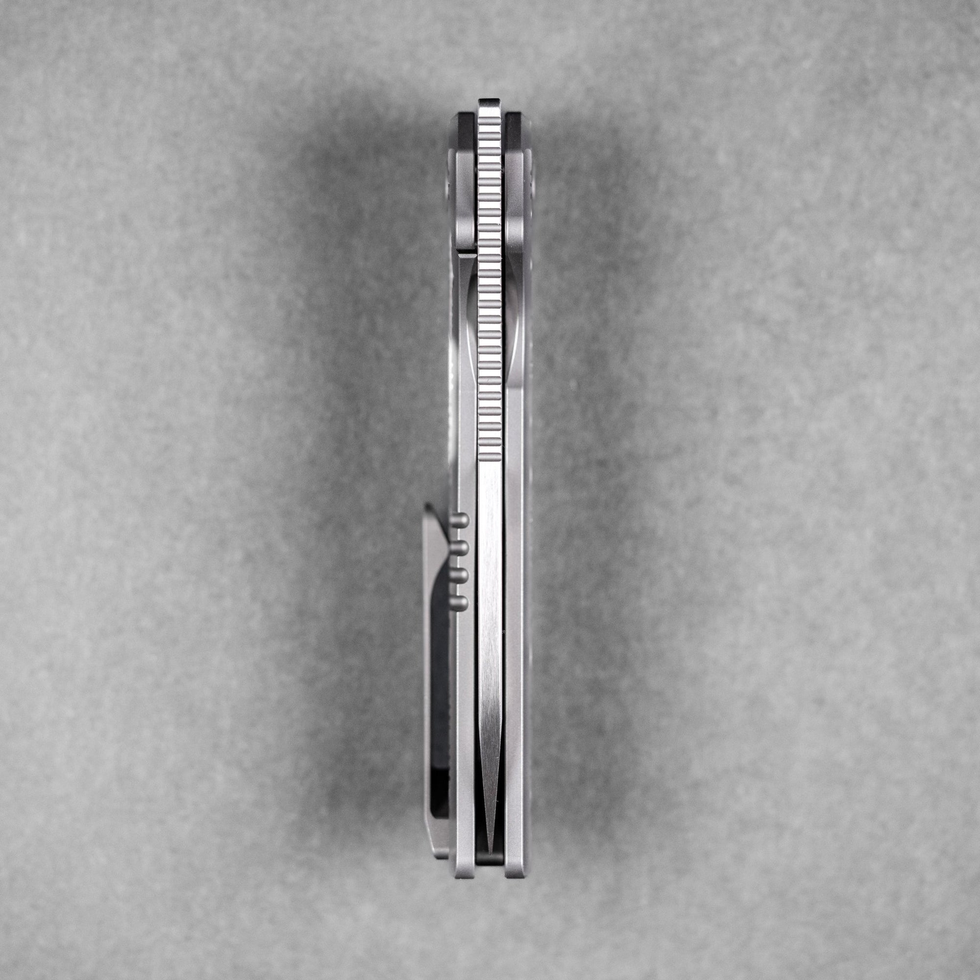 EMP EDC x URBAN Nymble XT - Belt Satin Magnacut & Bead Blasted Ti w/ Chaos Seigaiha™ - URBAN EDC®