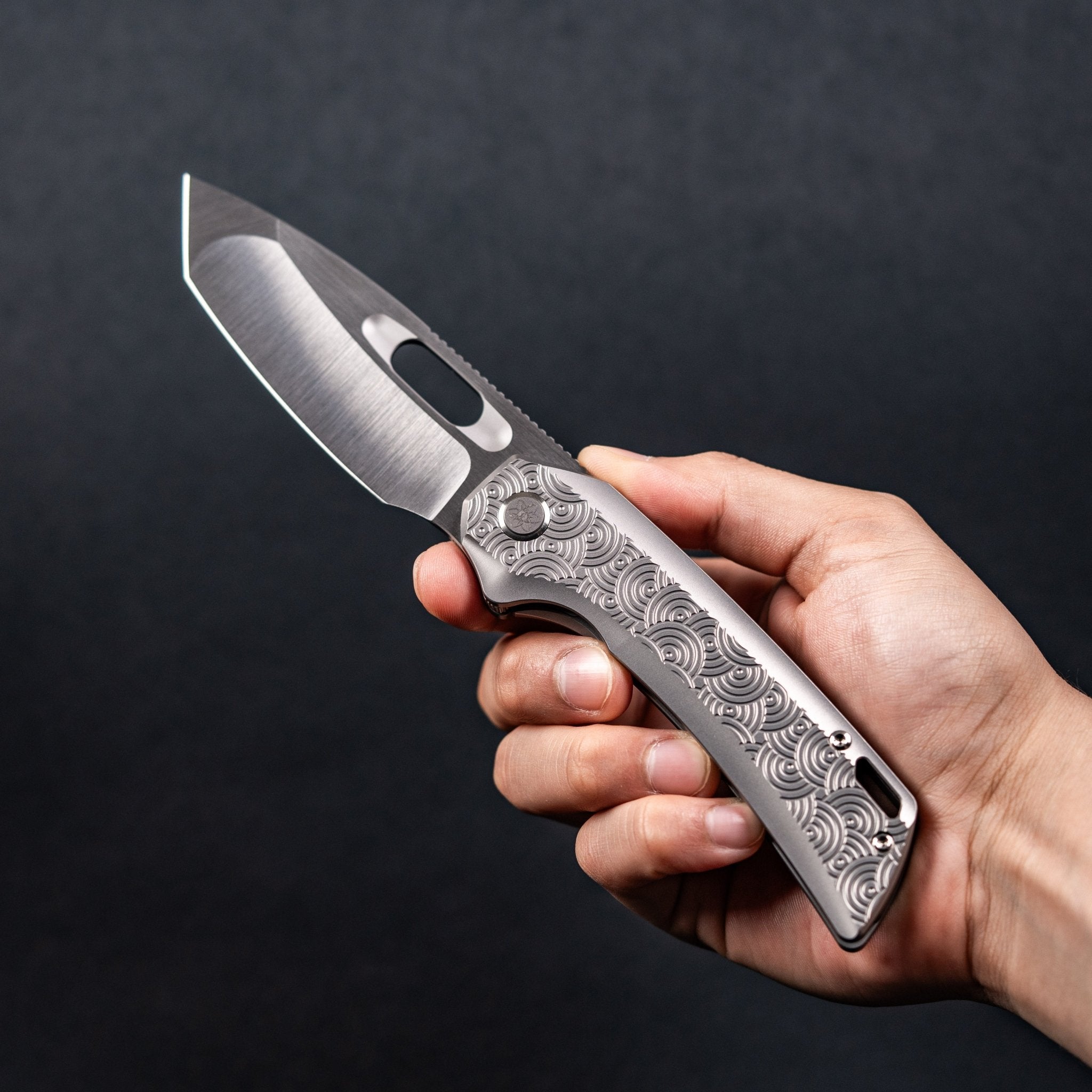 EMP EDC x URBAN Nymble XT - Belt Satin Magnacut & Bead Blasted Ti