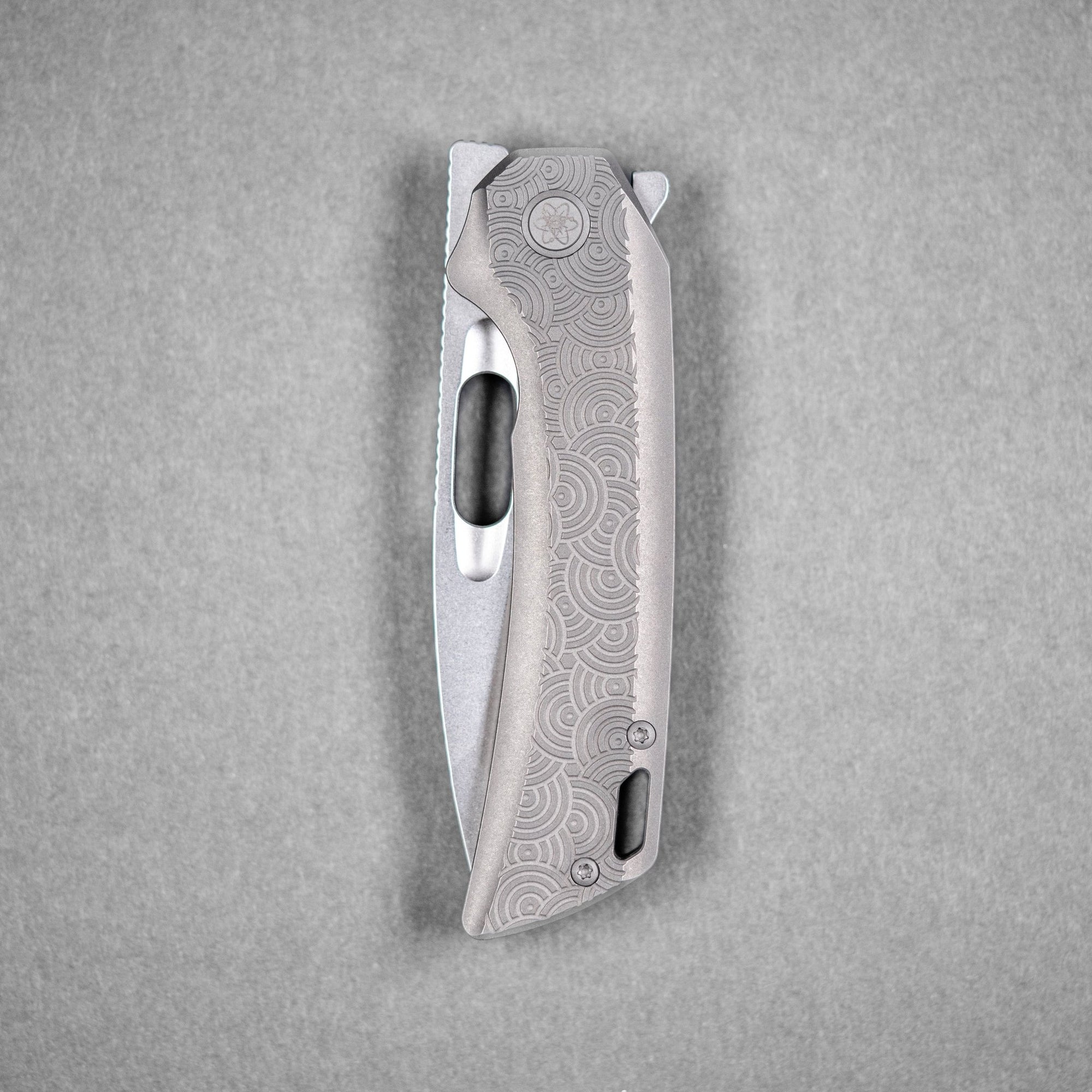 EMP EDC x URBAN Nymble XT - Stonewashed Magnacut & Darkwashed Ti w/ Chaos Seigaiha™ - URBAN EDC®