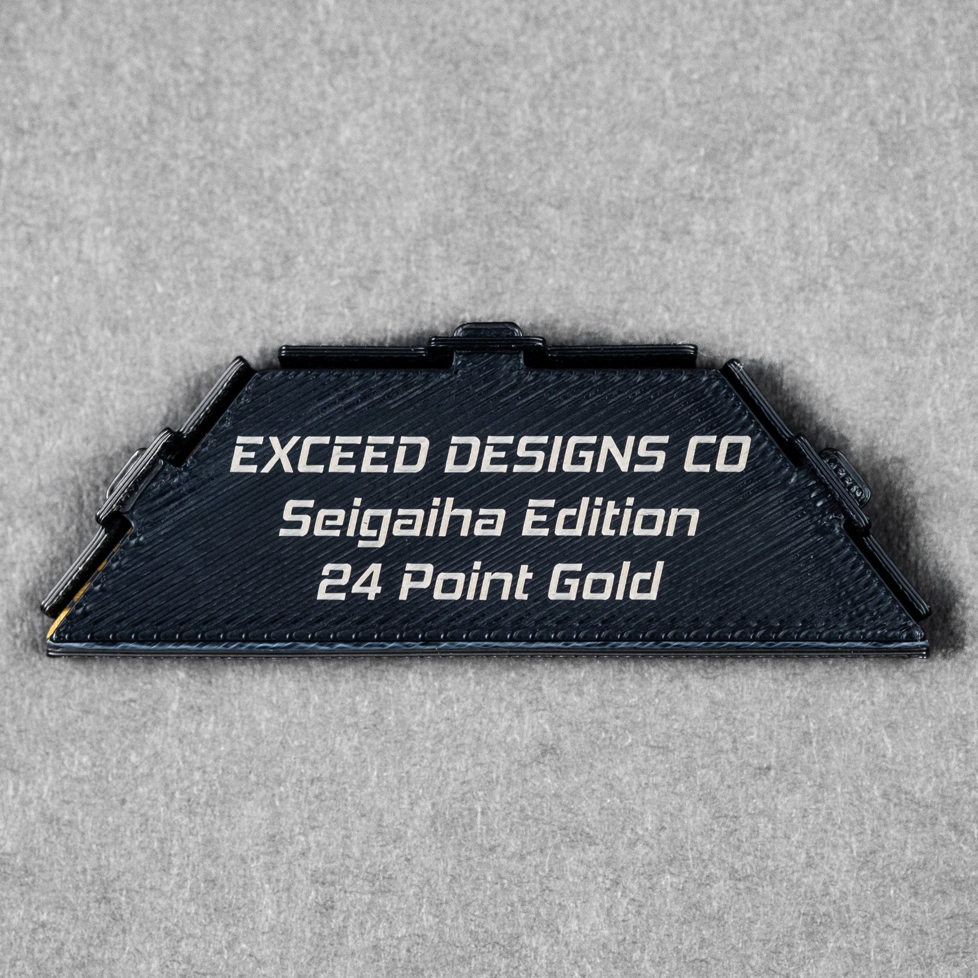 Exceed Designs x URBAN Gold Seigaiha Utility Blades – URBAN EDC®