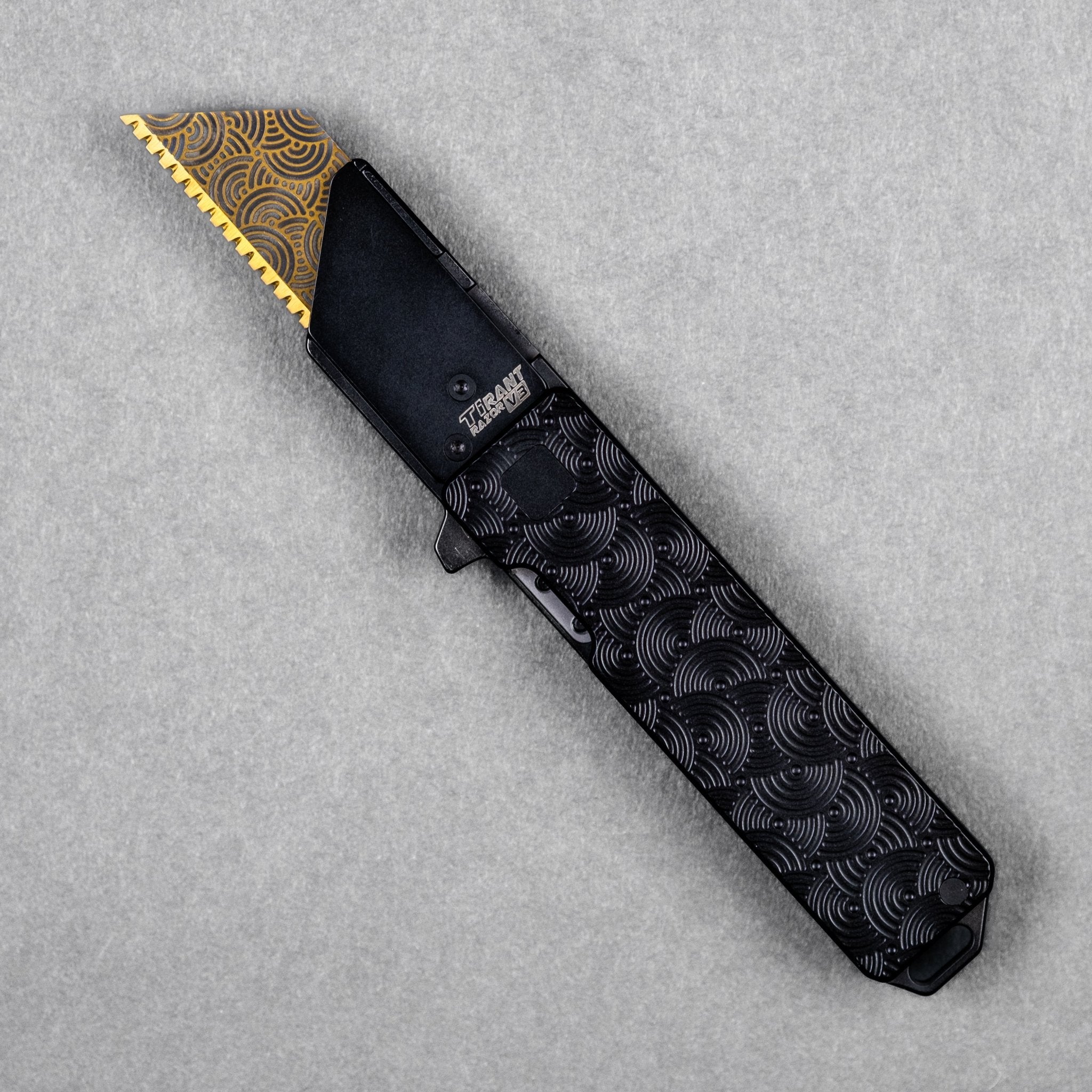 Exceed Designs x URBAN TiRant Razor V3 - Chaos Seigaiha™ – URBAN EDC®