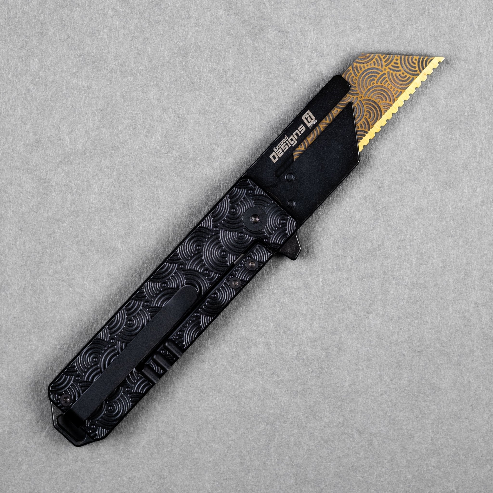 Exceed Designs x URBAN TiRant Razor V3 - Chaos Seigaiha™ – URBAN EDC®