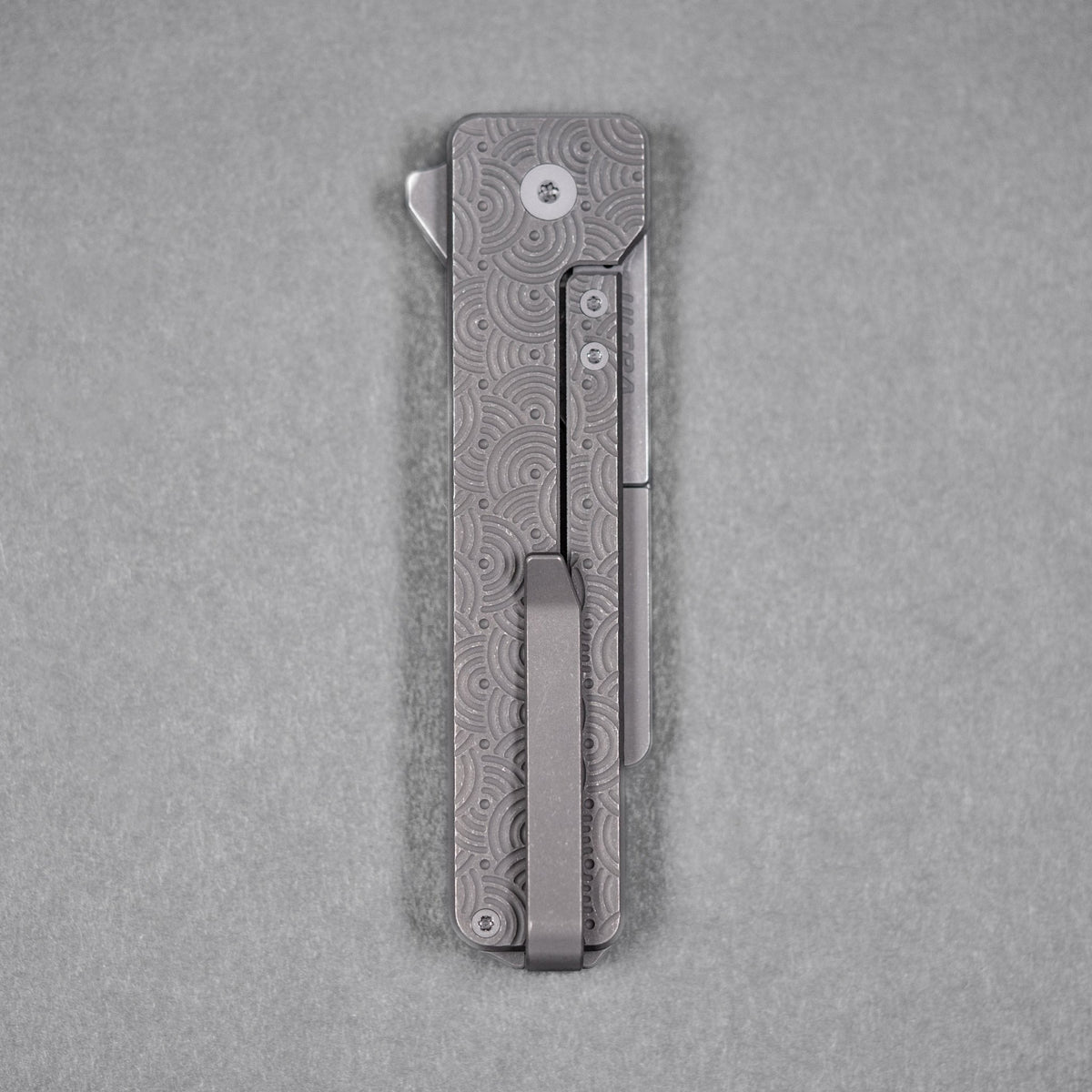 Exceed Designs x URBAN TiRant Ultra & Stonewash Ti Chaos Seigaiha™ w/ Skiff Bearings - URBAN EDC®