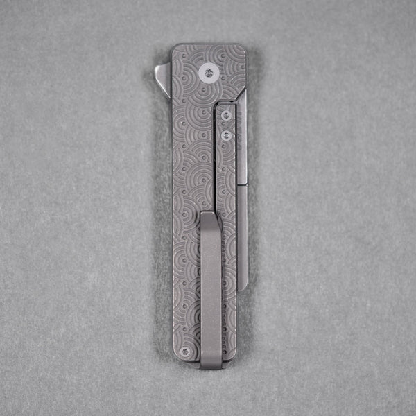 Exceed Designs x URBAN TiRant Ultra & Stonewash Ti Chaos Seigaiha™ w/ Skiff Bearings - URBAN EDC®