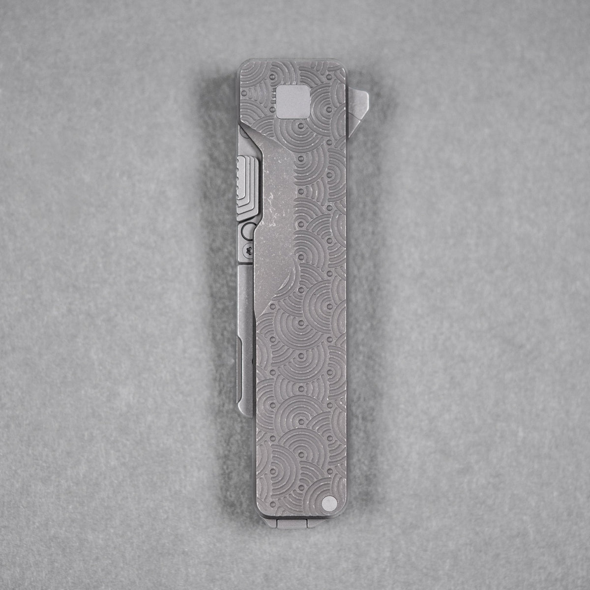 Exceed Designs x URBAN TiRant Ultra & Stonewash Ti Chaos Seigaiha™ w/ Skiff Bearings - URBAN EDC®