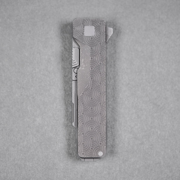Exceed Designs x URBAN TiRant Ultra & Stonewash Ti Chaos Seigaiha™ w/ Skiff Bearings - URBAN EDC®