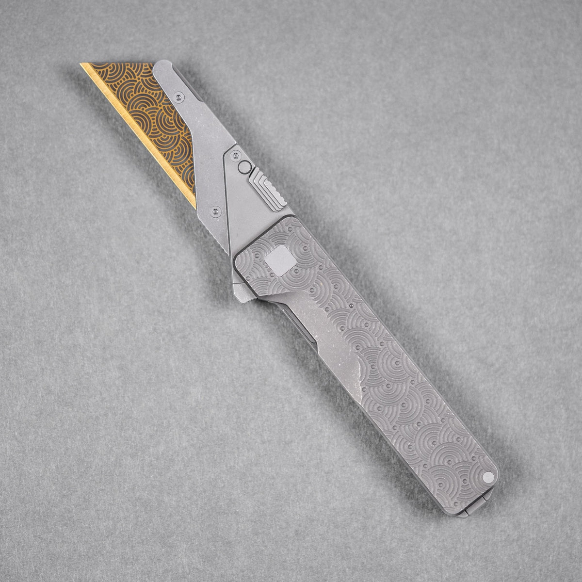 Exceed Designs x URBAN TiRant Ultra & Stonewash Ti Chaos Seigaiha™ w/ Skiff Bearings - URBAN EDC®