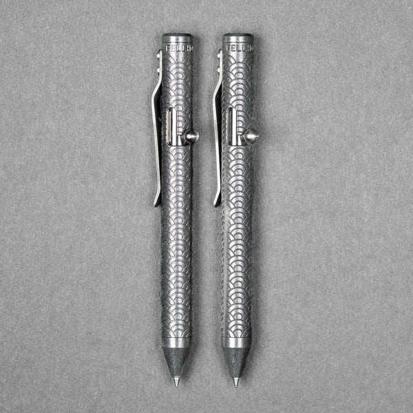 Fellhoelter TiBolt G2 - Seigaiha Titanium - URBAN EDC®