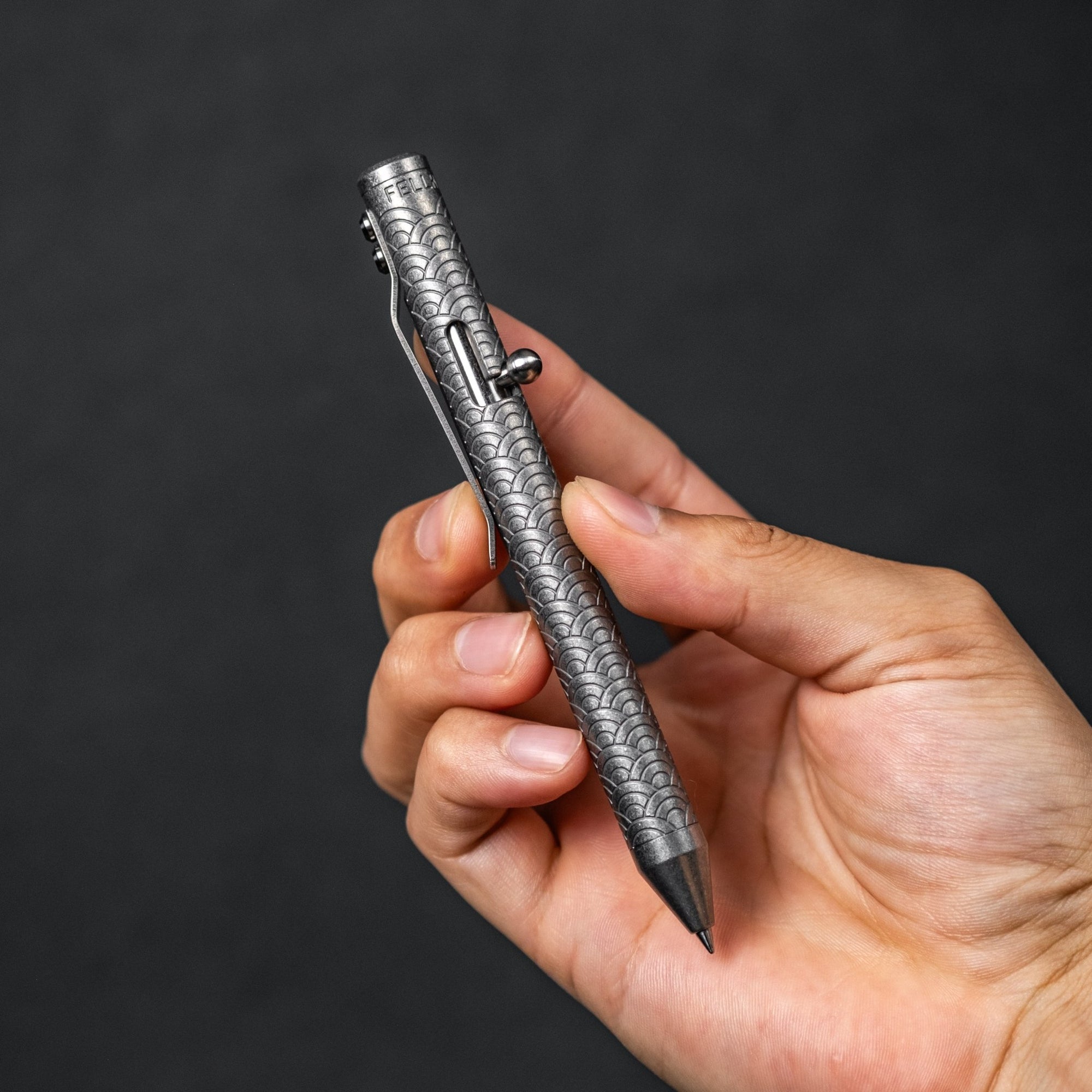 Fellhoelter TiBolt G2 - Seigaiha Titanium - URBAN EDC®