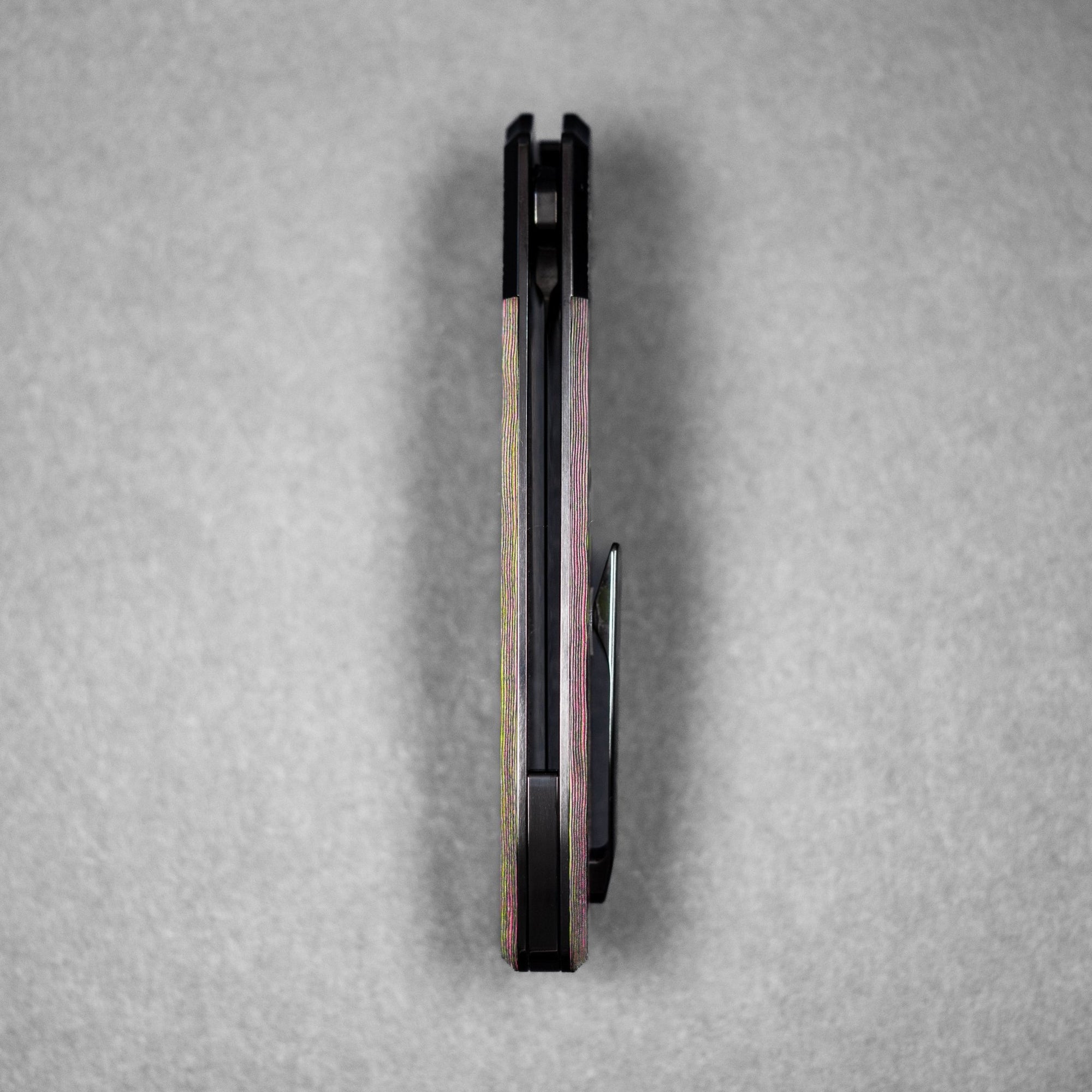 Gecko x URBAN Pictus V2 XL - Polished DLC Vanax & Polished DLC Ti Chaos Seigaiha™ w/ Watermelon Sugar Camo Carbon - URBAN EDC®