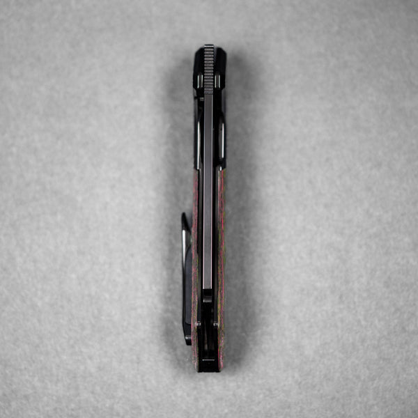 Gecko x URBAN Pictus V2 XL - Polished DLC Vanax & Polished DLC Ti Chaos Seigaiha™ w/ Watermelon Sugar Camo Carbon - URBAN EDC®