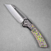 Gecko x URBAN Pictus V2 XL - Polished DLC Vanax & Polished DLC Ti Chaos Seigaiha™ w/ Watermelon Sugar Camo Carbon - URBAN EDC®