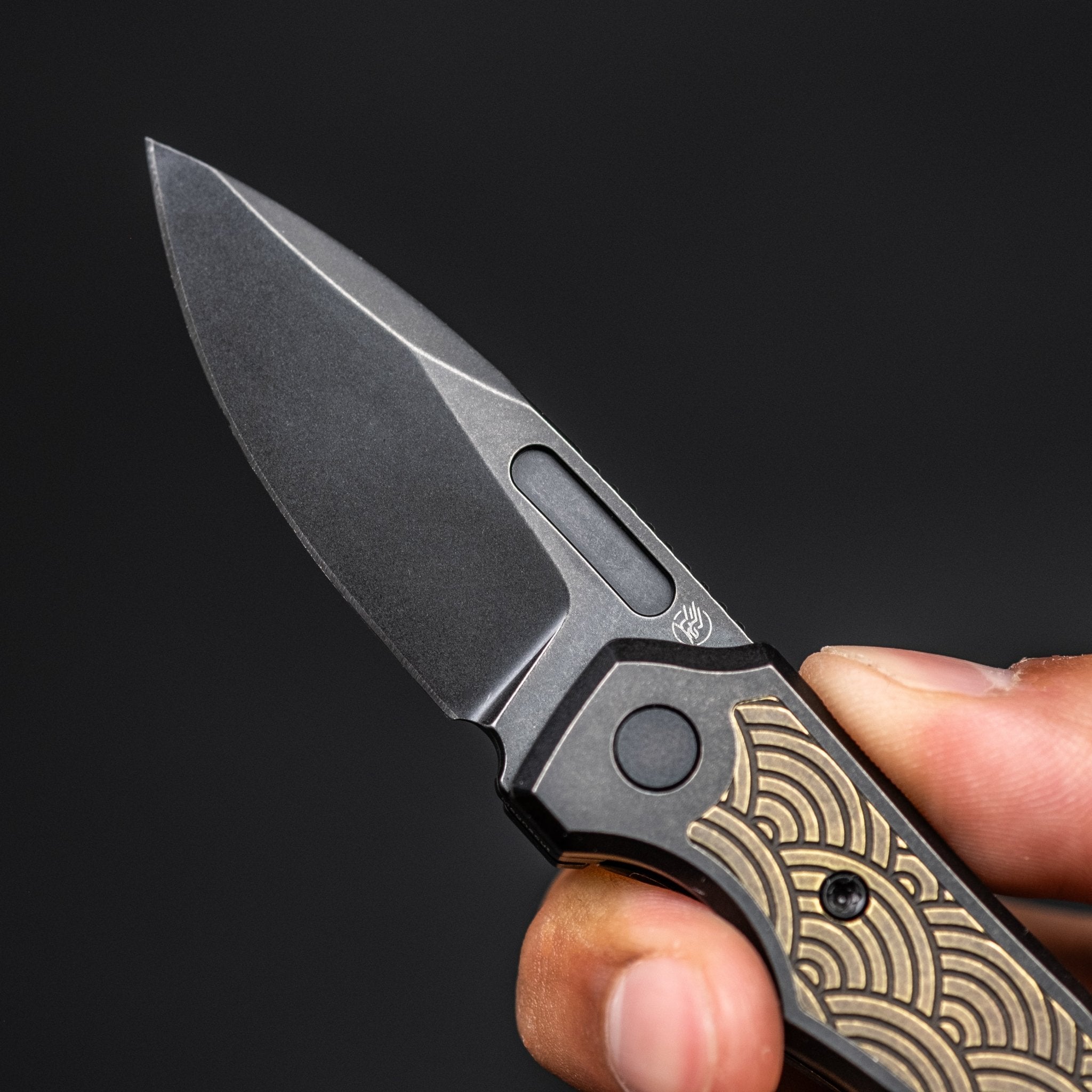 Griffin Co. x URBAN Scout F2 - Aged Bronze Seigaiha – URBAN EDC®