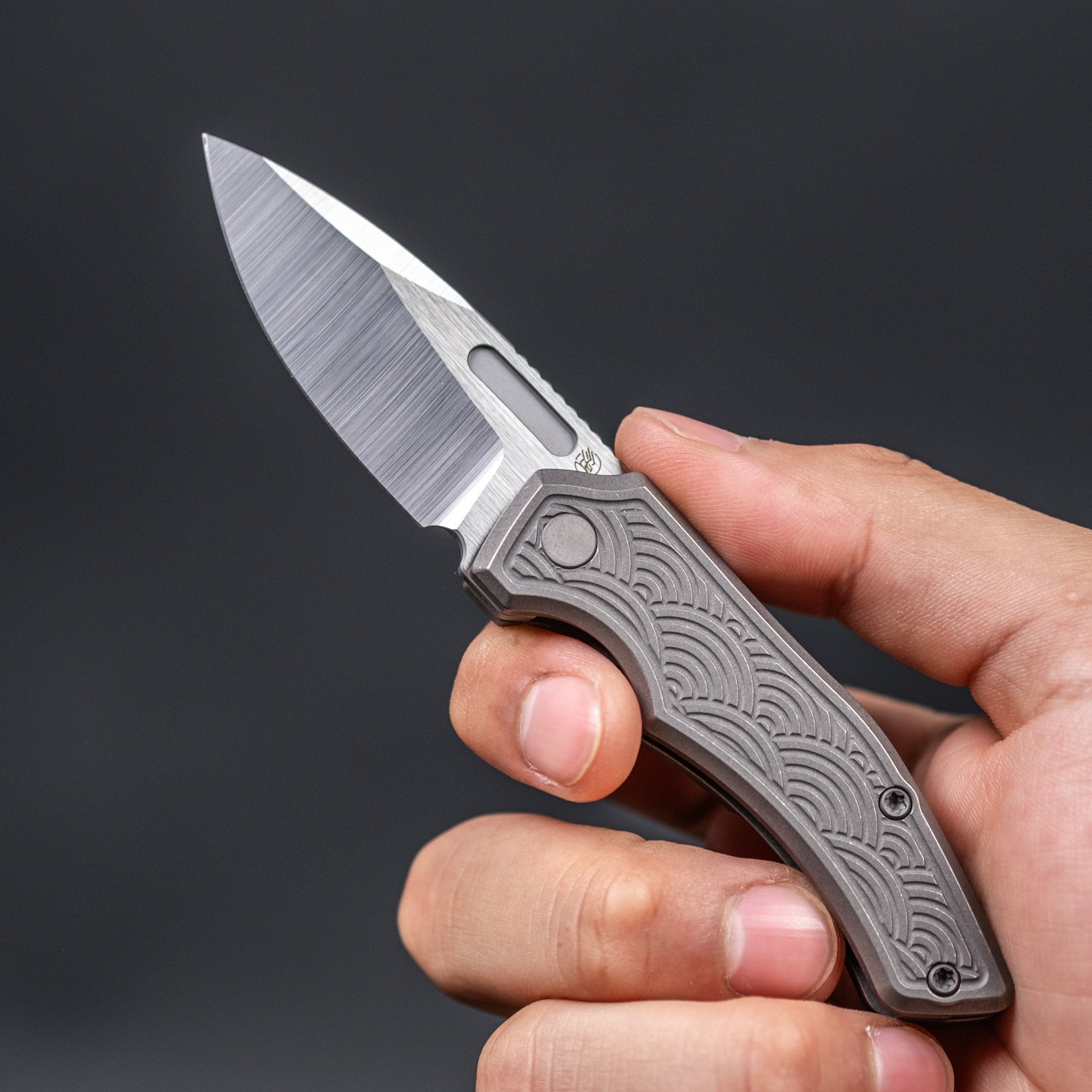 Griffin Co. x URBAN Scout F2 - Dark Stonewash Titanium Seigaiha