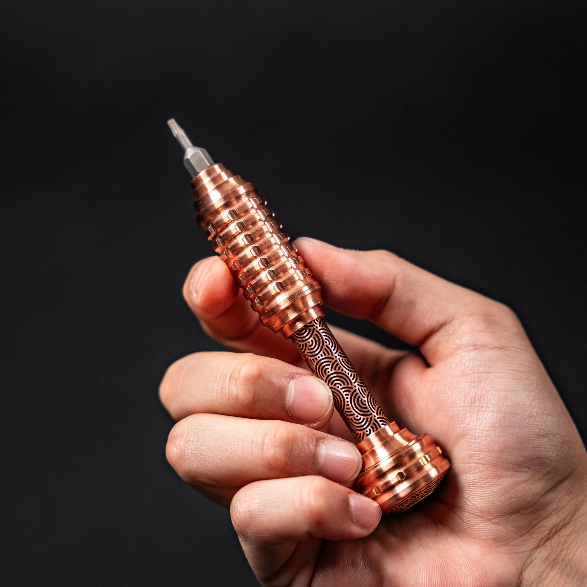 Griffin Co x URBAN MKIII Driver - Satin Copper w/ Chaos Seigaiha™ - URBAN EDC®