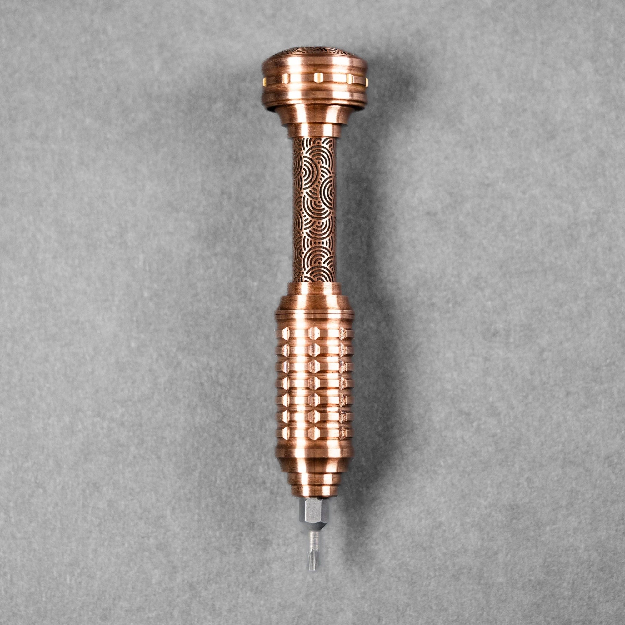 Griffin Co x URBAN MKIII Driver - Satin Copper w/ Chaos Seigaiha™ - URBAN EDC®