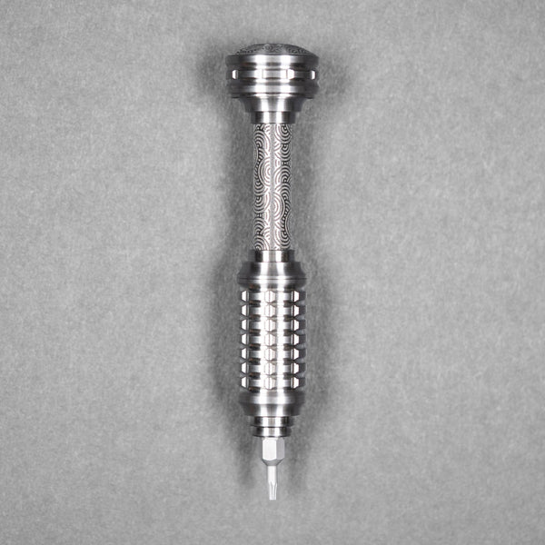 Griffin Co x URBAN MKIII Driver - Satin Titanium w/ Chaos Seigaiha™ - URBAN EDC®