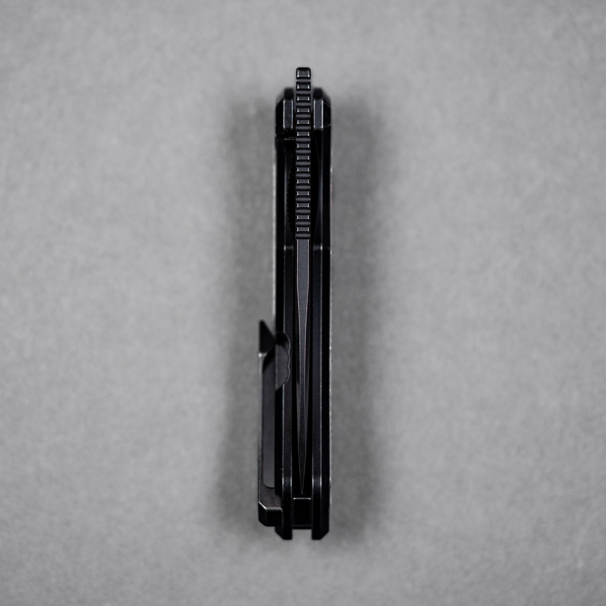 Griffin Co x URBAN Scout F3 Folder - Blackwashed Magnacut & Blackwashed Titanium w/ Grey Chaos Seigaiha™ (Yamato Exclusive) - URBAN EDC®