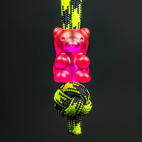 Gummy Bear Lanyard Bead - Bubble Gum - URBAN EDC®