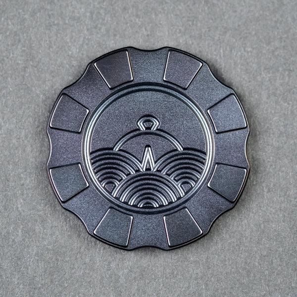 HiTex Gear x URBAN Poker Chip - Space Black Oreo Titanium (Yamato Exclusive) - URBAN EDC®