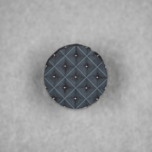 JRW Gear x URBAN Curator Lanyard Bead - Blackened Stainless Steel w/ Chaos Seigaiha - URBAN EDC®