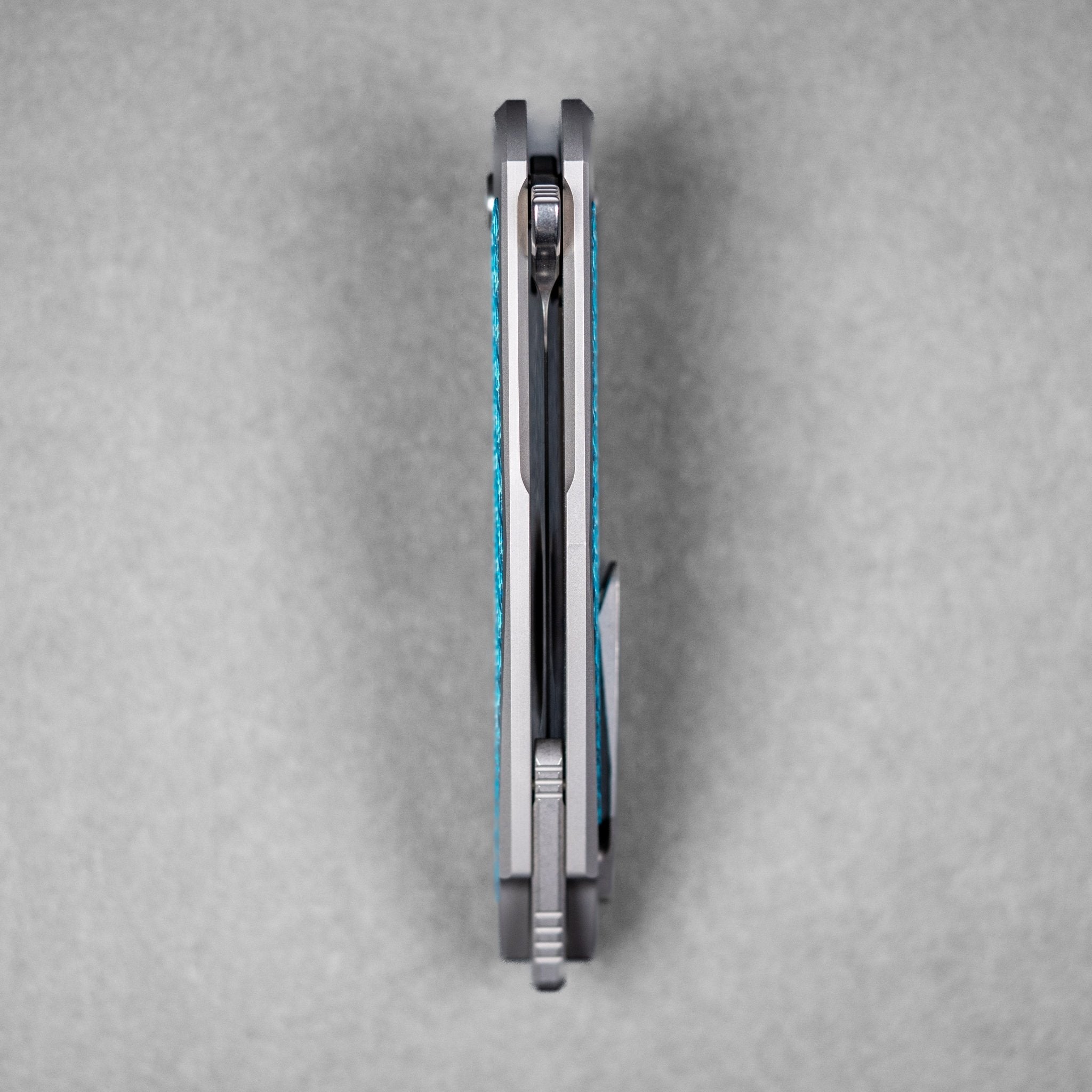 Koenig Arius Flipper - Brightwashed w/ Polished Flats M390 & Aqua