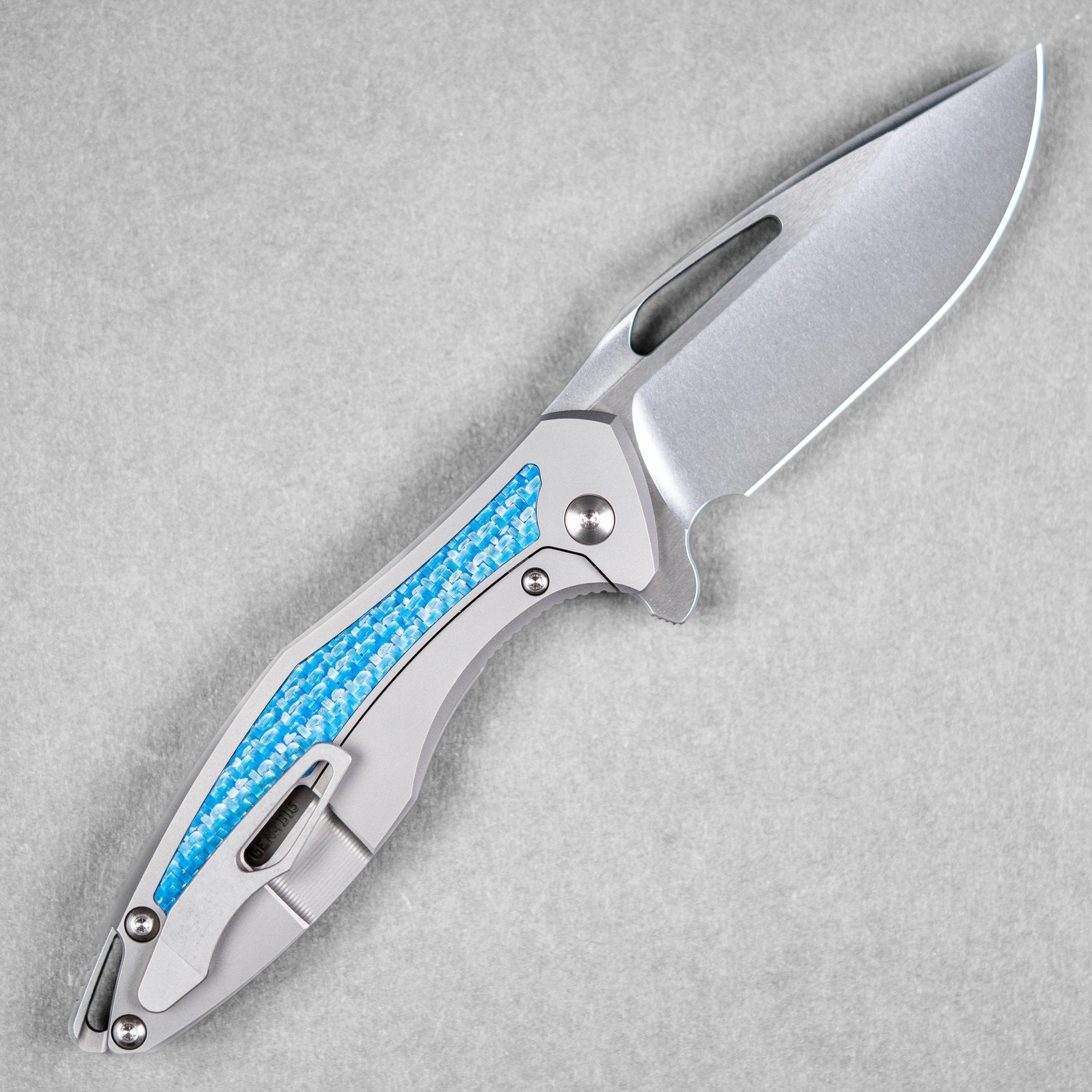 Koenig Arius Flipper - Brightwashed w/ Polished Flats M390