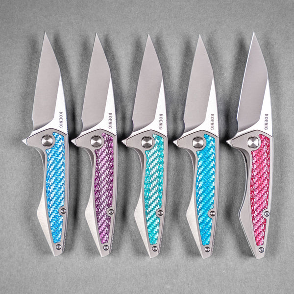 Koenig Mini Goblin Flipper - Burnished M390 w/ Polished Flats - URBAN EDC®