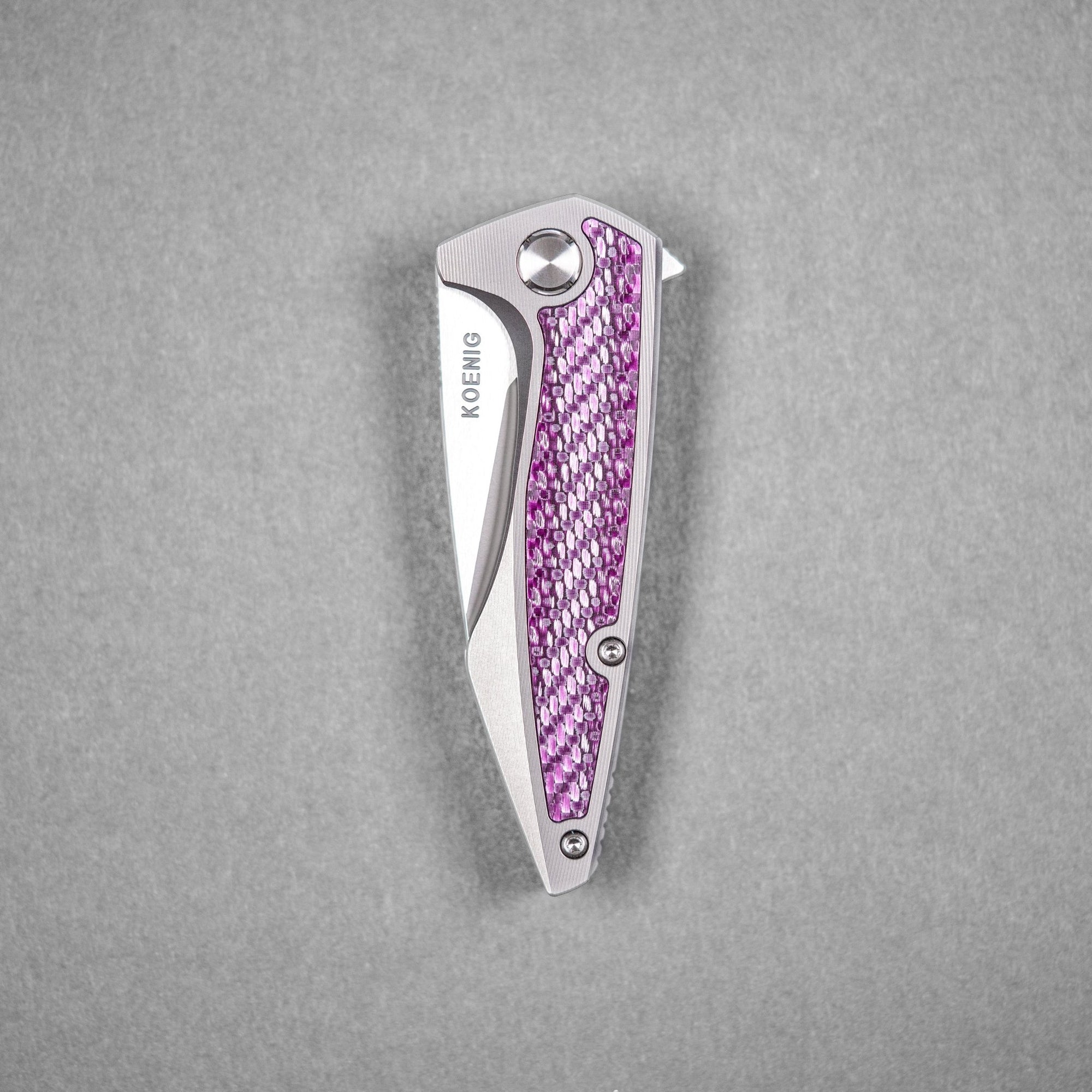 Koenig Mini Goblin Flipper - Burnished M390 w/ Polished Flats - URBAN EDC®