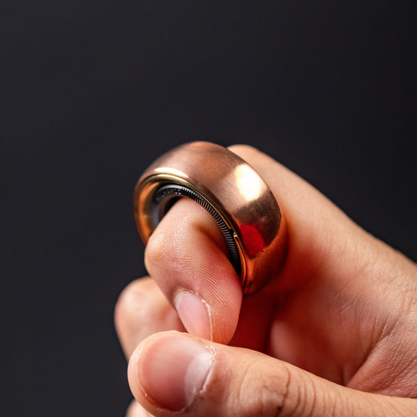 Lautie Mechanic - C Fidget Ring - Copper - URBAN EDC®