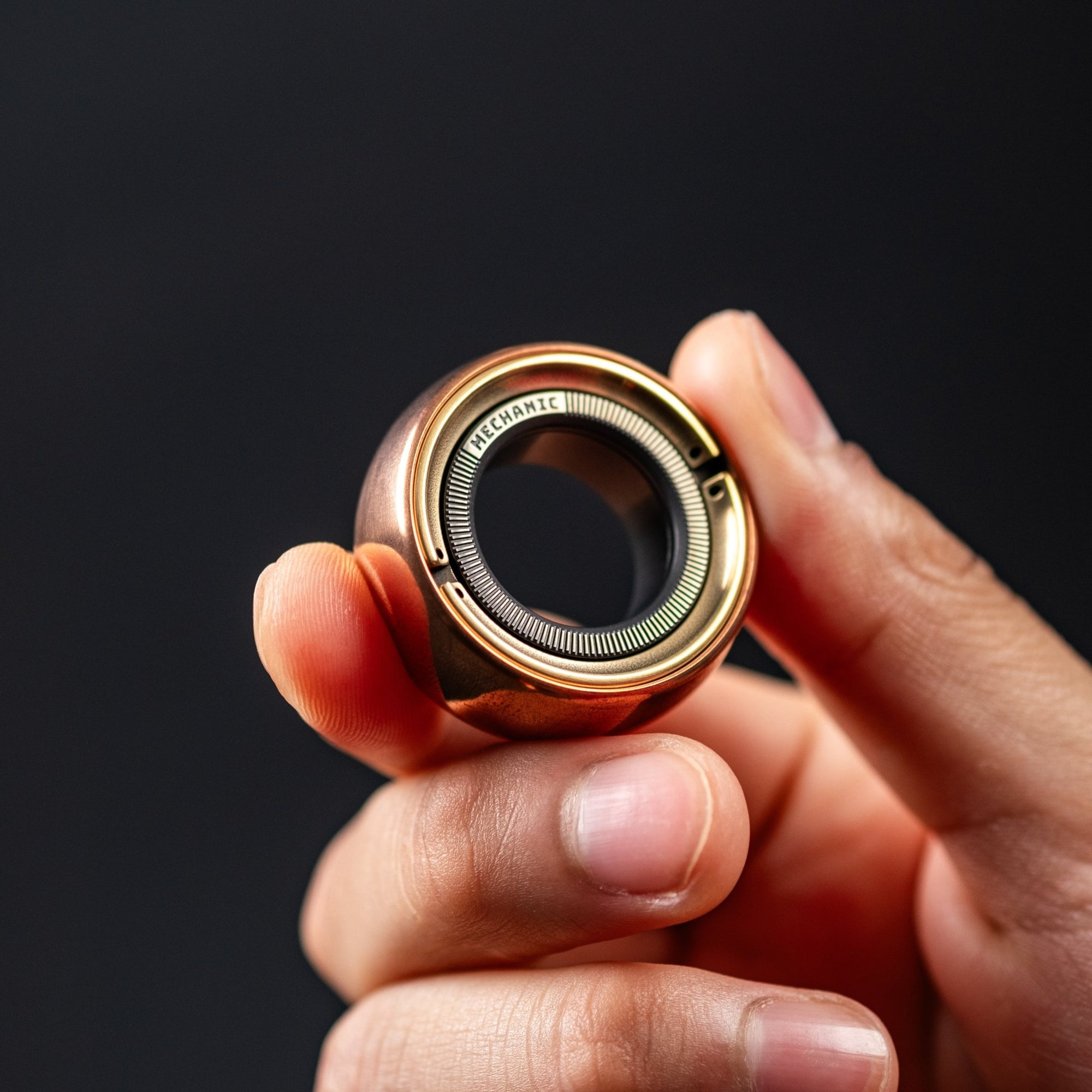 Lautie Mechanic - C Fidget Ring - Copper - URBAN EDC®