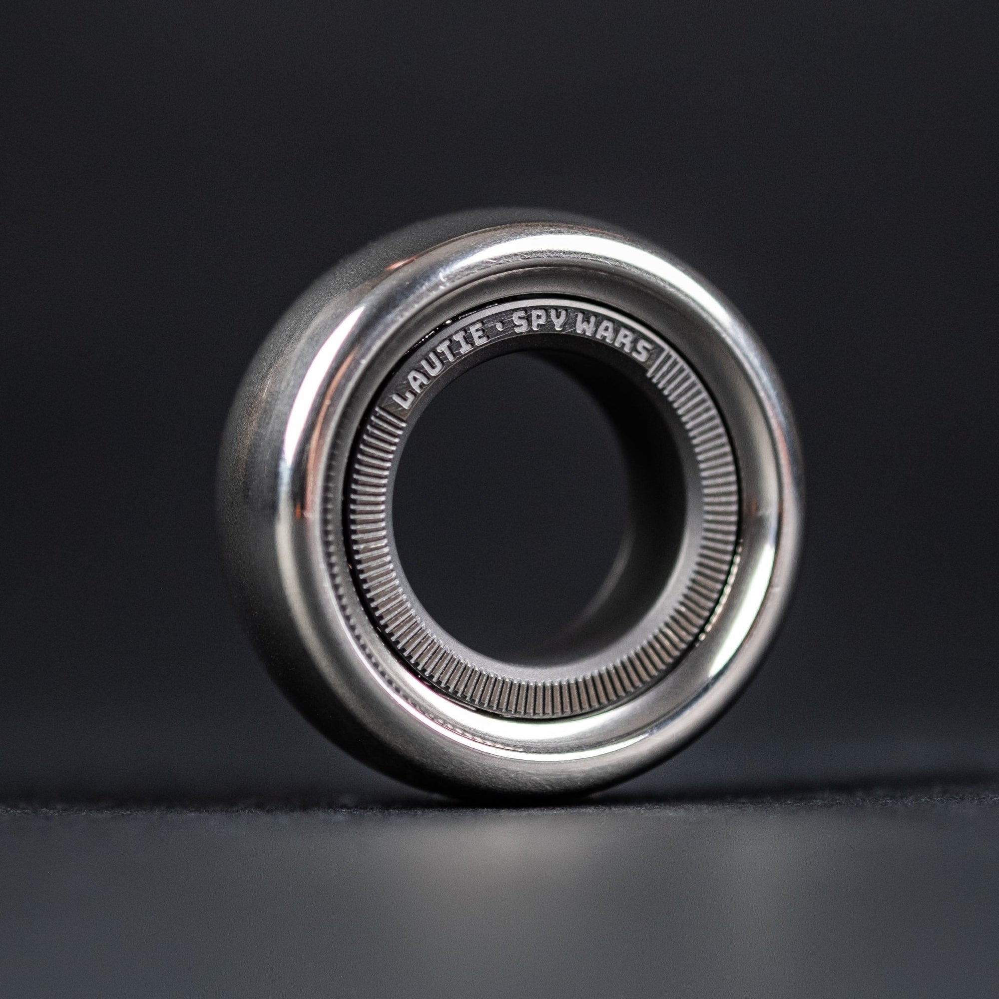 Lautie Mechanic - C Fidget Ring - Stainless Steel - URBAN EDC®