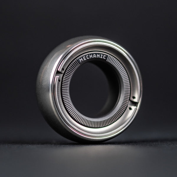 Lautie Mechanic - C Fidget Ring - Stainless Steel - URBAN EDC®