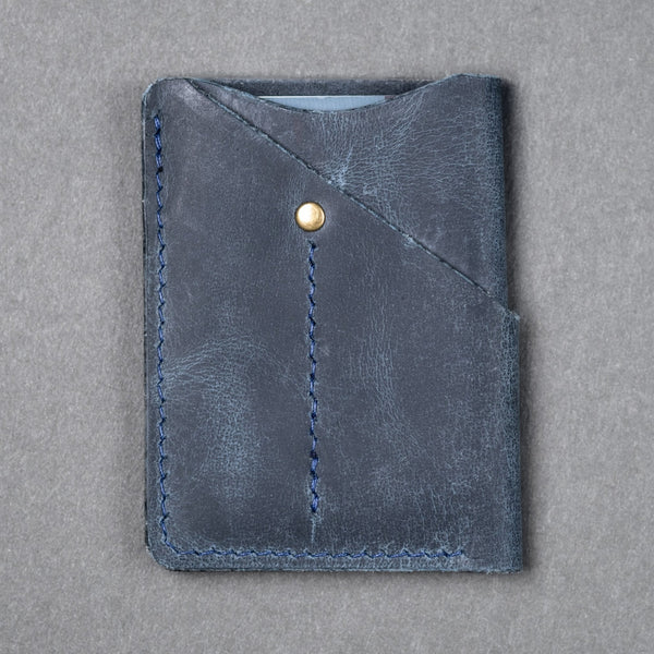 Lex Wallet - Madrigal Blue Full - Grain Buffalo Leather - URBAN EDC®