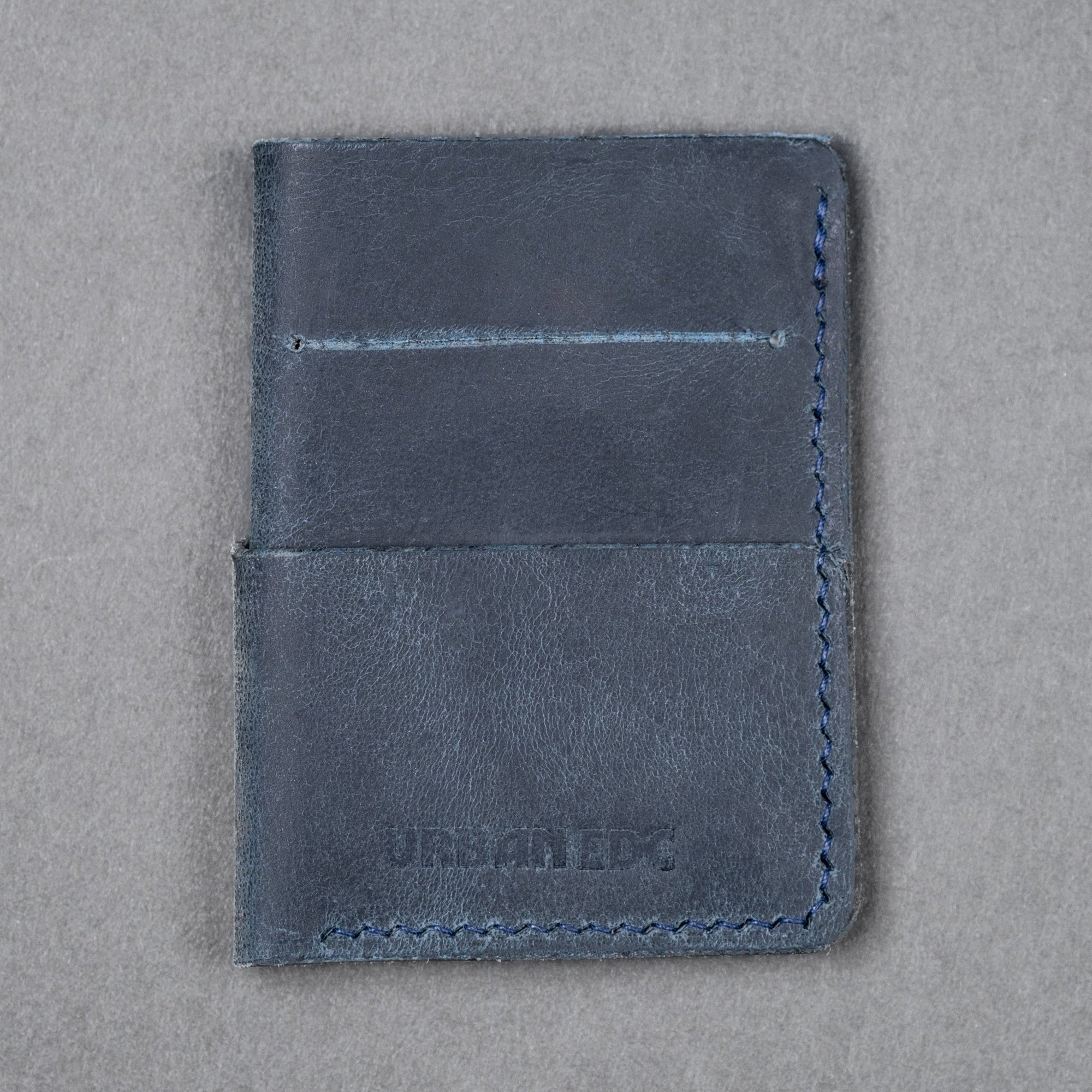 Lex Wallet - Madrigal Blue Full - Grain Buffalo Leather - URBAN EDC®