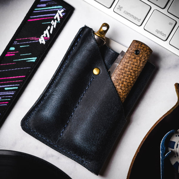 Lex Wallet - Madrigal Blue Full - Grain Buffalo Leather - URBAN EDC®