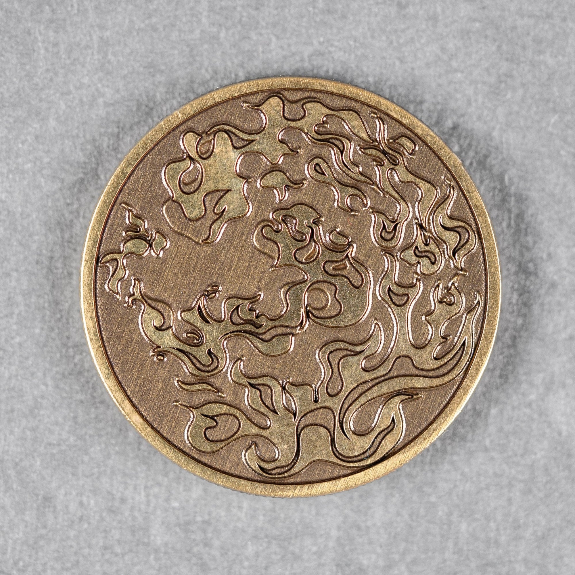 Limitless x URBAN Fire & Water Coin - Brass - URBAN EDC®