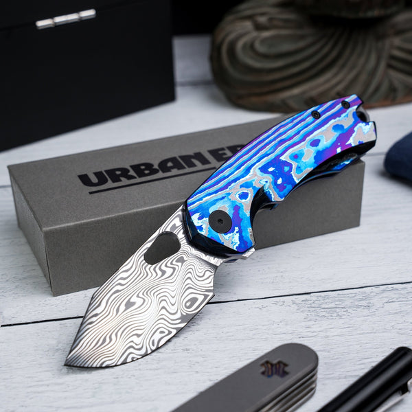 LOTTO: URBAN Becerro - Damasteel & Zircuti (Yamato Exclusive) - URBAN EDC®