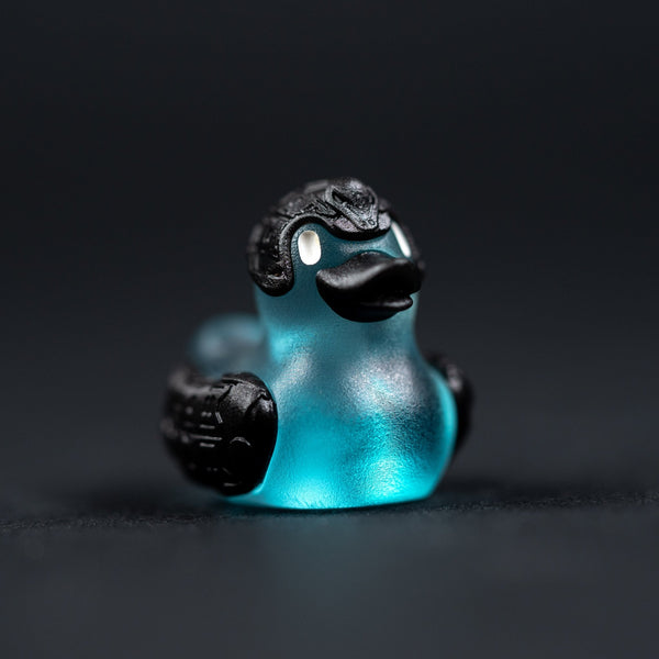 Lucky Duck Lanyard Bead - Electronic Blue (Grid Edition) - URBAN EDC®