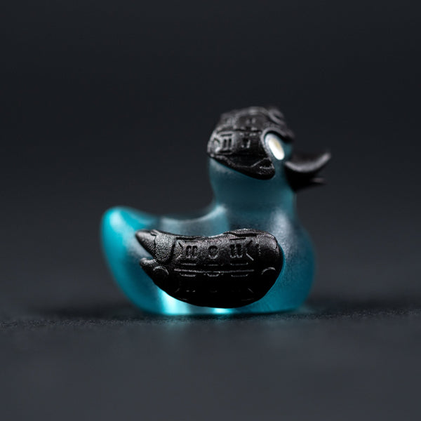 Lucky Duck Lanyard Bead - Electronic Blue (Grid Edition) - URBAN EDC®