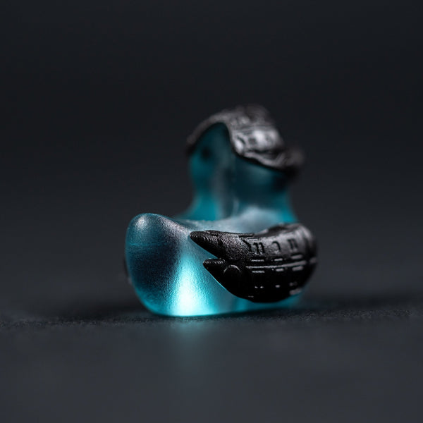 Lucky Duck Lanyard Bead - Electronic Blue (Grid Edition) - URBAN EDC®