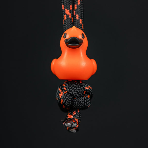 Lucky Duck Lanyard Bead - Pumpkin Orange - URBAN EDC®